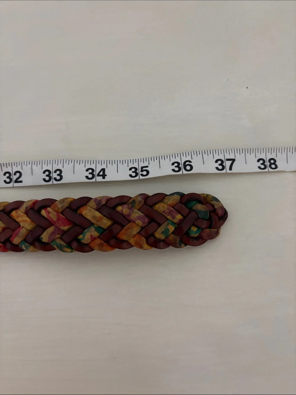 Vintage Escada Belt 38 Braided Made in Italy